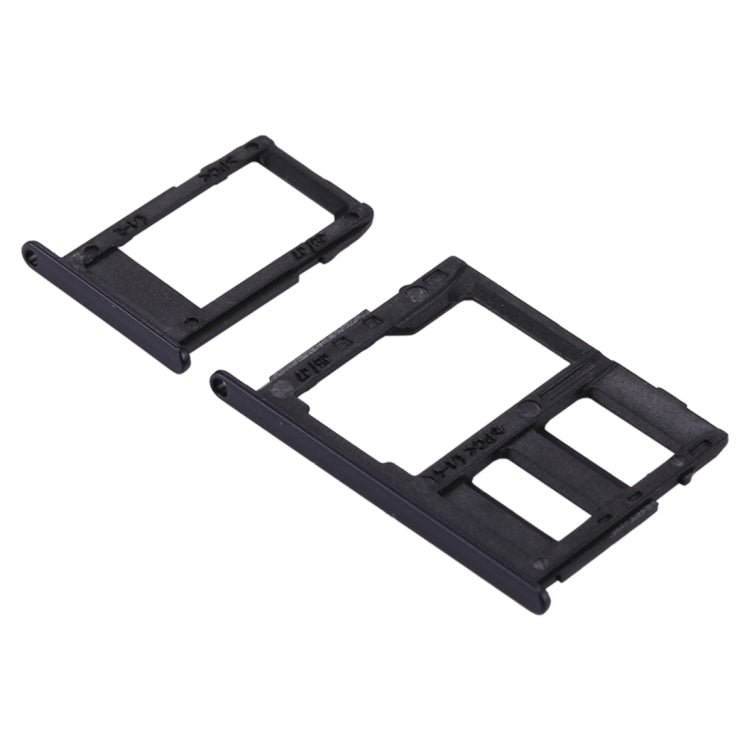 SIM Card Tray + Micro SD Card Tray for Galaxy J3 (2017) Single SIM / J330 & J5 (2017) Single SIM / J530 & J7 (2017) Single SIM / J730 (Black) - Card Tray by buy2fix | Online Shopping UK | buy2fix