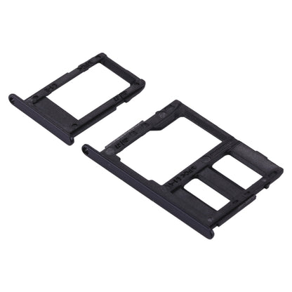SIM Card Tray + Micro SD Card Tray for Galaxy J3 (2017) Single SIM / J330 & J5 (2017) Single SIM / J530 & J7 (2017) Single SIM / J730 (Black) - Card Tray by buy2fix | Online Shopping UK | buy2fix