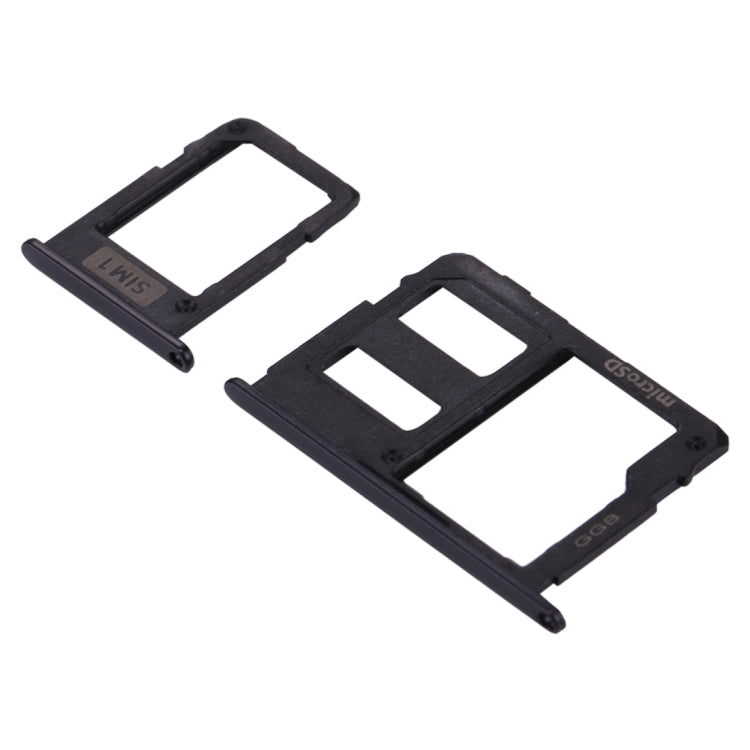 SIM Card Tray + Micro SD Card Tray for Galaxy J3 (2017) Single SIM / J330 & J5 (2017) Single SIM / J530 & J7 (2017) Single SIM / J730 (Black) - Card Tray by buy2fix | Online Shopping UK | buy2fix
