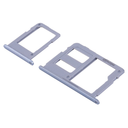 For Galaxy J3 (2017) Single SIM / J330 & J5 (2017) Single SIM / J530 & J7 (2017) Single SIM / J730 SIM Card Tray + Micro SD Card Tray (Blue) - Card Tray by buy2fix | Online Shopping UK | buy2fix