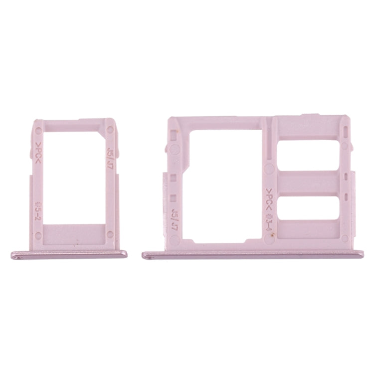 SIM Card Tray + Micro SD Card Tray for Galaxy J3 (2017) Single SIM / J330 & J5 (2017) Single SIM / J530 & J7 (2017) Single SIM / J730 (Rose Gold) - Card Tray by buy2fix | Online Shopping UK | buy2fix