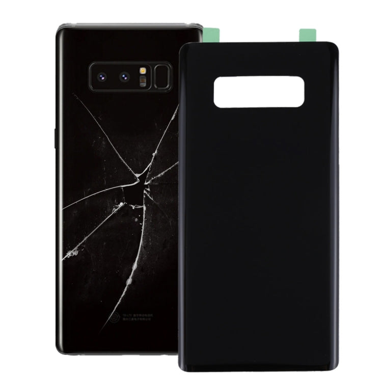 For Galaxy Note 8 Battery Back Cover with Adhesive (Black) - Back Cover by buy2fix | Online Shopping UK | buy2fix