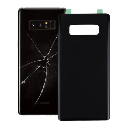For Galaxy Note 8 Battery Back Cover with Adhesive (Black) - Back Cover by buy2fix | Online Shopping UK | buy2fix
