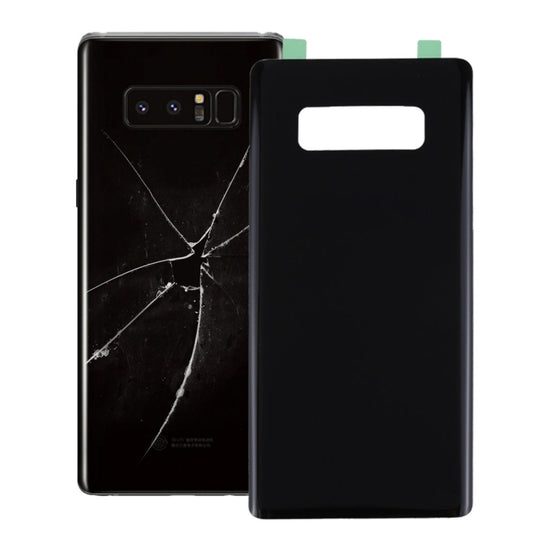 For Galaxy Note 8 Battery Back Cover with Adhesive (Black) - Back Cover by buy2fix | Online Shopping UK | buy2fix