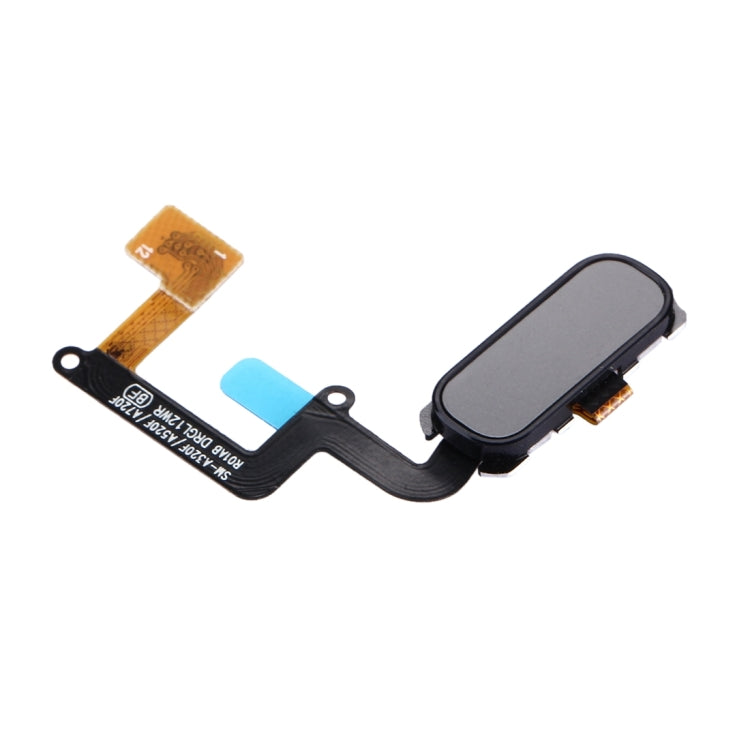 Home Button Flex Cable with Fingerprint Identification for Galaxy A3 (2017) / A320 & A5 (2017) / A520 & A7 (2017) / A720(Black) - Flex Cable by buy2fix | Online Shopping UK | buy2fix
