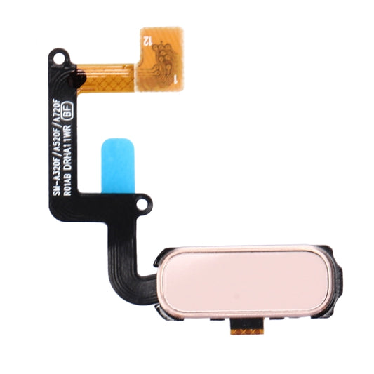 Home Button Flex Cable with Fingerprint Identification for Galaxy A3 (2017) / A320 & A5 (2017) / A520 & A7 (2017) / A720(Pink) - Flex Cable by buy2fix | Online Shopping UK | buy2fix