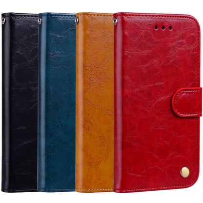 For Galaxy S8 Business Style Oil Wax Texture Horizontal Flip Leather Case with Holder & Card Slots & Wallet(Red) by buy2fix