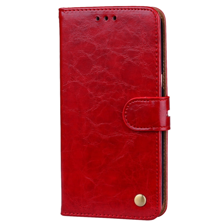 For Samsung Galaxy A5 (2017) Business Style Oil Wax Texture Horizontal Flip Leather Case with Holder & Card Slots & Wallet(Red) by buy2fix
