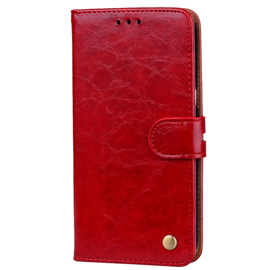 For Samsung Galaxy A5 (2017) Business Style Oil Wax Texture Horizontal Flip Leather Case with Holder & Card Slots & Wallet(Red) by buy2fix