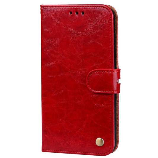 For Samsung Galaxy J5 (2017) / J530 (EU Version) Business Style Oil Wax Texture Horizontal Flip Leather Case with Holder & Card Slots & Wallet(Red) by buy2fix