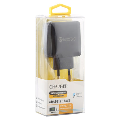 LZ-041 Portable Smart Quick Charger 3.0, EU Plug(White) - USB Charger by buy2fix | Online Shopping UK | buy2fix