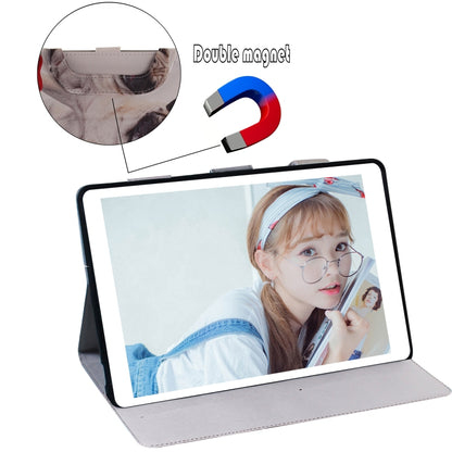 Dog Pattern Horizontal Flip Leather Case for Galaxy Tab A 8 (2019) / P200 / P205, with Holder & Card Slot & Wallet by buy2fix