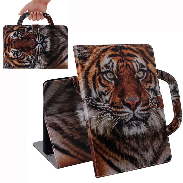 Tiger Pattern Horizontal Flip Leather Case for Galaxy Tab A 8 (2019) / P200 / P205, with Holder & Card Slot & Wallet by buy2fix