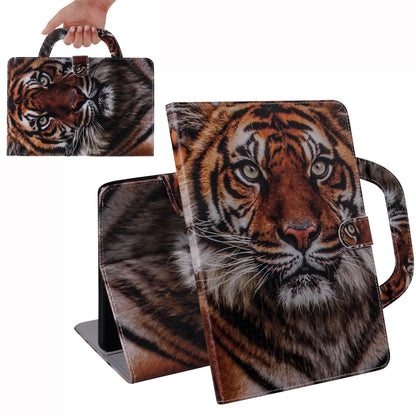 Tiger Pattern Horizontal Flip Leather Case for Galaxy Tab A 8 (2019) / P200 / P205, with Holder & Card Slot & Wallet by buy2fix