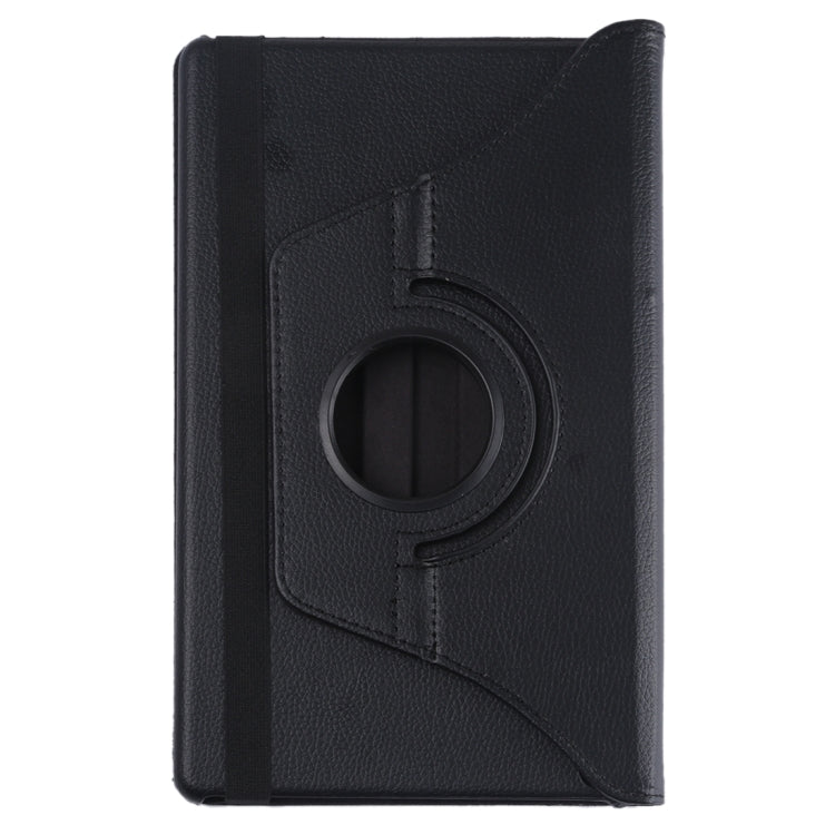 Litchi Texture Horizontal Flip 360 Degrees Rotation Leather Case for Galaxy Tab A 10.1 (2019) T510 / T515, with Holder (Black) by buy2fix