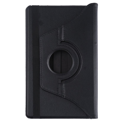 Litchi Texture Horizontal Flip 360 Degrees Rotation Leather Case for Galaxy Tab A 10.1 (2019) T510 / T515, with Holder (Black) by buy2fix