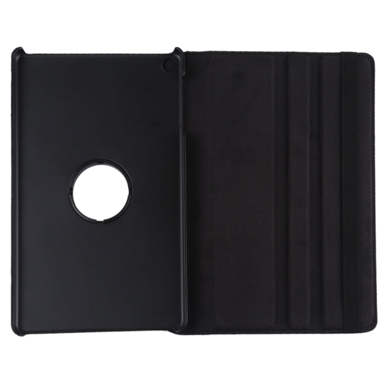 Litchi Texture Horizontal Flip 360 Degrees Rotation Leather Case for Galaxy Tab A 10.1 (2019) T510 / T515, with Holder (Black) by buy2fix