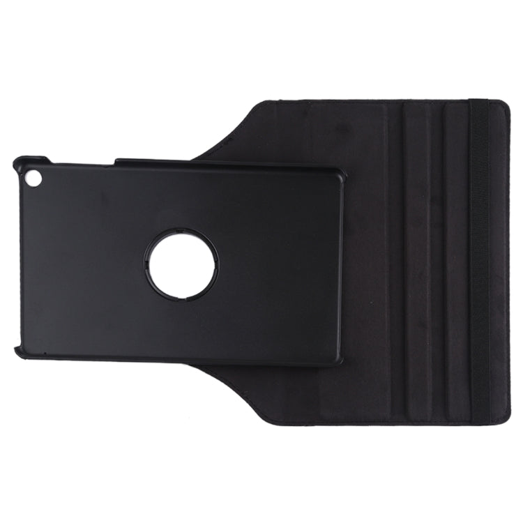 Litchi Texture Horizontal Flip 360 Degrees Rotation Leather Case for Galaxy Tab A 10.1 (2019) T510 / T515, with Holder (Black) by buy2fix