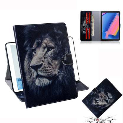Lion Pattern Horizontal Flip Leather Case for Galaxy Tab A 8 (2019) / P200 / P205, with Holder & Card Slot & Wallet by buy2fix