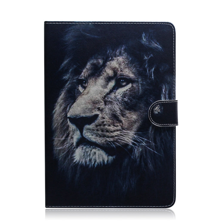 Lion Pattern Horizontal Flip Leather Case for Galaxy Tab A 8 (2019) / P200 / P205, with Holder & Card Slot & Wallet by buy2fix