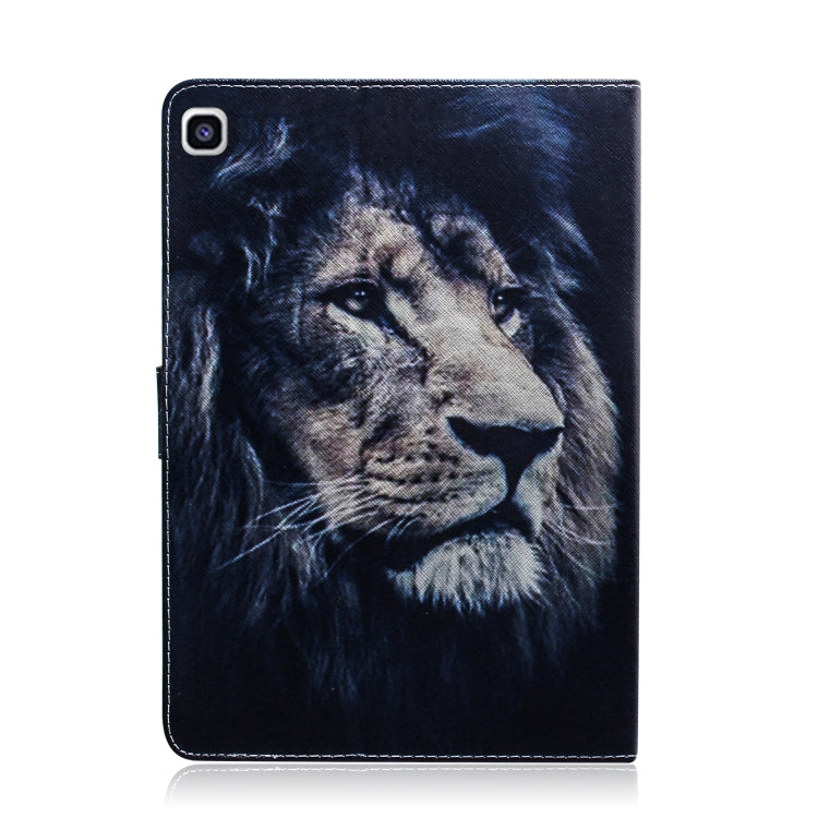Lion Pattern Horizontal Flip Leather Case for Galaxy Tab A 8 (2019) / P200 / P205, with Holder & Card Slot & Wallet by buy2fix