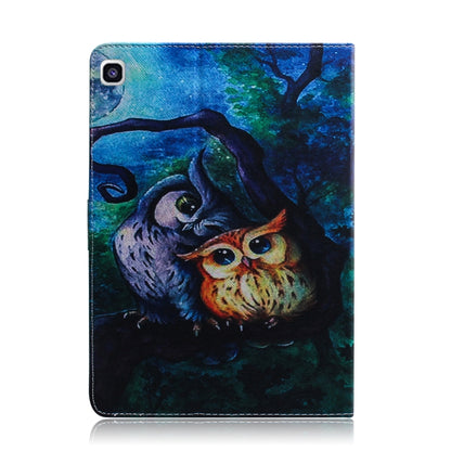 Oil Owl Pattern Horizontal Flip Leather Case for Galaxy Tab A 8 (2019) / P200 / P205, with Holder & Card Slot & Wallet by buy2fix