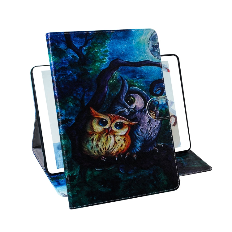Oil Owl Pattern Horizontal Flip Leather Case for Galaxy Tab A 8 (2019) / P200 / P205, with Holder & Card Slot & Wallet by buy2fix