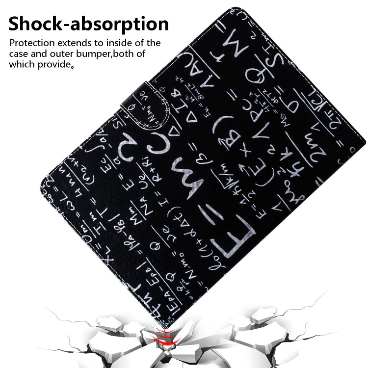 Formula Pattern Horizontal Flip Leather Case for Galaxy Tab A 8 (2019) / P200 / P205, with Holder & Card Slot & Wallet by buy2fix