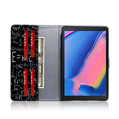 Formula Pattern Horizontal Flip Leather Case for Galaxy Tab A 8 (2019) / P200 / P205, with Holder & Card Slot & Wallet by buy2fix
