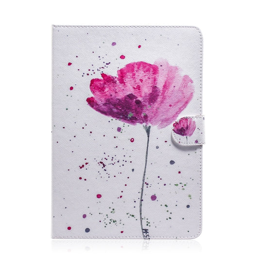 Purple Orchids Pattern Horizontal Flip Leather Case for Galaxy Tab A 8 (2019) / P200 / P205, with Holder & Card Slot & Wallet - Tab A 8.0 & S Pen (2019) P200/P205 by buy2fix | Online Shopping UK | buy2fix