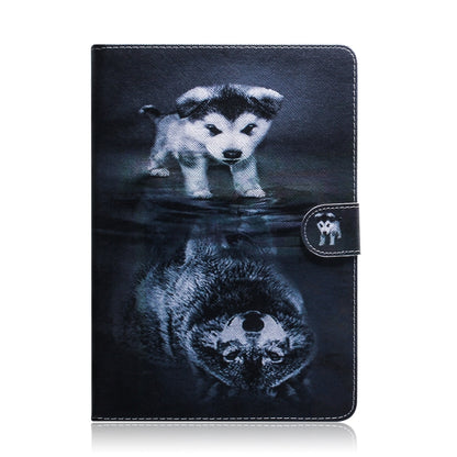 Wolf and Dog Pattern Horizontal Flip Leather Case for Galaxy Tab A 8 (2019) / P200 / P205, with Holder & Card Slot & Wallet by buy2fix