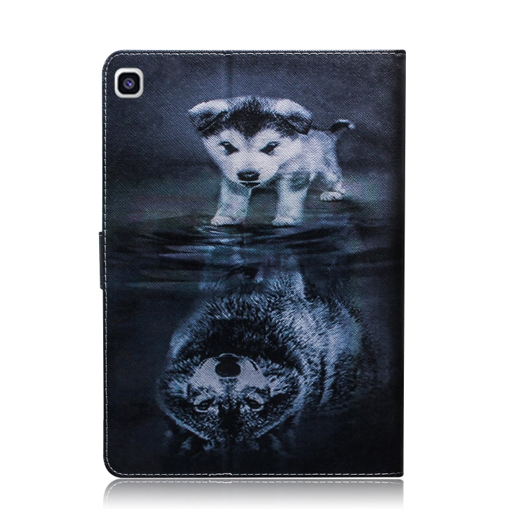 Wolf and Dog Pattern Horizontal Flip Leather Case for Galaxy Tab A 8 (2019) / P200 / P205, with Holder & Card Slot & Wallet by buy2fix