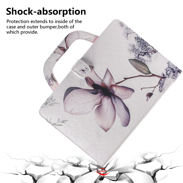 Magnolia Pattern Horizontal Flip Leather Case for Galaxy Tab A 8 (2019) / P200 / P205, with Holder & Card Slot & Wallet by buy2fix