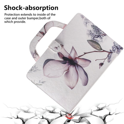 Magnolia Pattern Horizontal Flip Leather Case for Galaxy Tab A 8 (2019) / P200 / P205, with Holder & Card Slot & Wallet by buy2fix