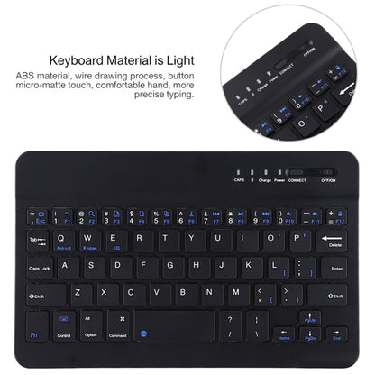 Ultra-thin Detachable Magnetic Bluetooth Keyboard Leather Tablet Case for Galaxy Tab A 8.0 2019 P200 / P205, with Holder(Black) - For Samsung by buy2fix | Online Shopping UK | buy2fix