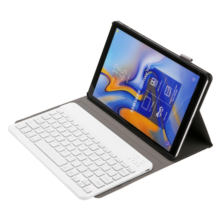 ST590S Bluetooth 3.0 Fine Wool Texture PU Leather ABS Detachable Seven-color Backlight Bluetooth Keyboard Leather Tablet Case for Samsung Galaxy Tab A 10.5 inch T590 / T595, with Pen Slot & Holder (Gold) - For Samsung by buy2fix | Online Shopping UK | buy2fix