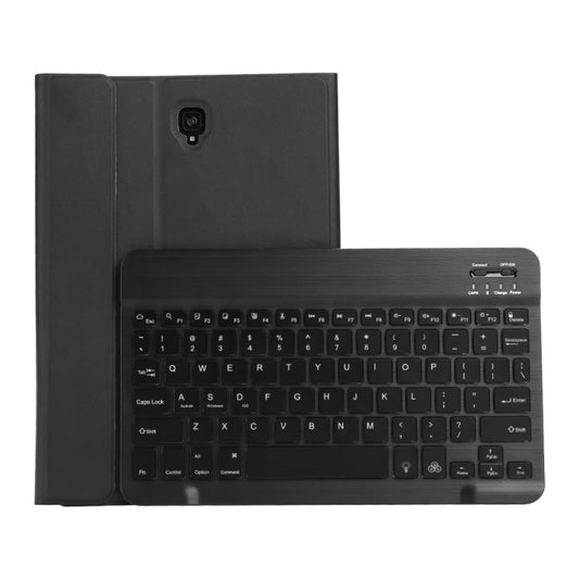 ST830S Bluetooth 3.0 Fine Wool Texture PU Leather ABS Detachable Seven-color Backlight Bluetooth Keyboard Leather Tablet Case for Samsung Galaxy Tab S4 10.5 inch T830 / T835, with Pen Slot & Holder (Black) - For Samsung by buy2fix | Online Shopping UK | buy2fix