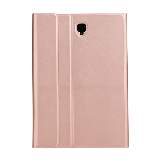 ST830S Bluetooth 3.0 Fine Wool Texture PU Leather ABS Detachable Seven-color Backlight Bluetooth Keyboard Leather Tablet Case for Samsung Galaxy Tab S4 10.5 inch T830 / T835, with Pen Slot & Holder (Rose Gold) - For Samsung by buy2fix | Online Shopping UK | buy2fix