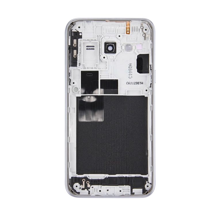 For Galaxy J3 (2016) / J320 Double card version Battery Back Cover + Middle Frame Bezel (Black) - Back Cover by buy2fix | Online Shopping UK | buy2fix