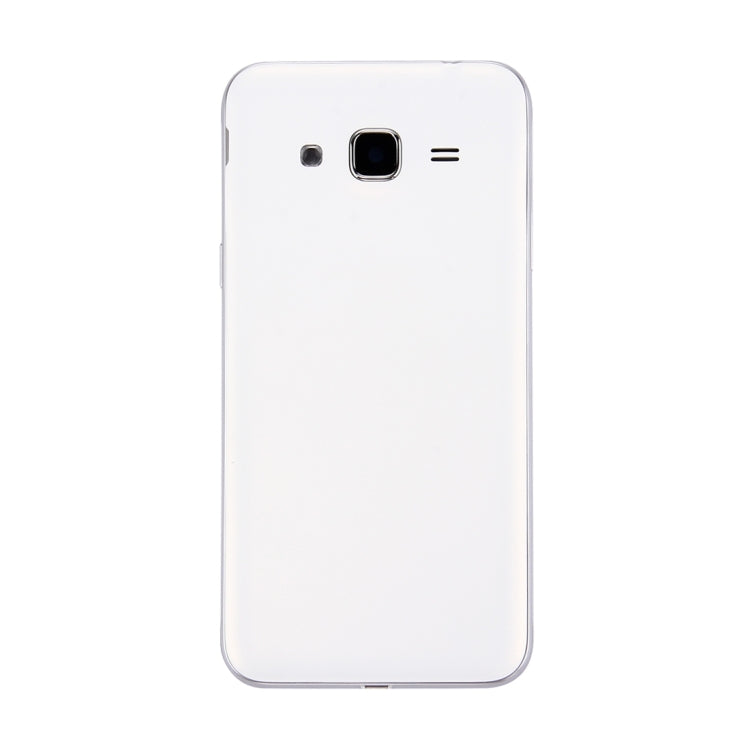 For Galaxy J3 (2016) / J320 (Double card version) Battery Back Cover + Middle Frame Bezel (White) - Back Cover by buy2fix | Online Shopping UK | buy2fix