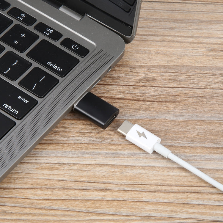 3 PCS USB-C / Type-C Female to USB 3.0 Male Aluminum Alloy Adapter, Support Charging & Transmission Data(Black) - Type-C Adapter by buy2fix | Online Shopping UK | buy2fix