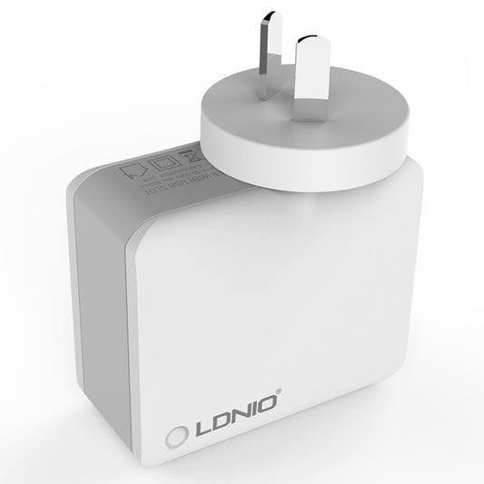 LDNIO A4403 4.4A 4 x USB Ports Smart Travel Charger, AU Plug - USB Charger by LDNIO | Online Shopping UK | buy2fix