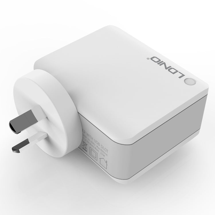 LDNIO A4403 4.4A 4 x USB Ports Smart Travel Charger, AU Plug - USB Charger by LDNIO | Online Shopping UK | buy2fix