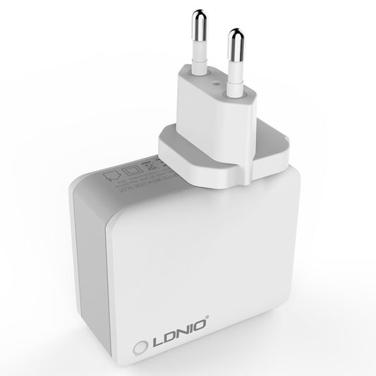 LDNIO A4403 4.4A 4 x USB Ports Smart Travel Charger, EU Plug - USB Charger by LDNIO | Online Shopping UK | buy2fix