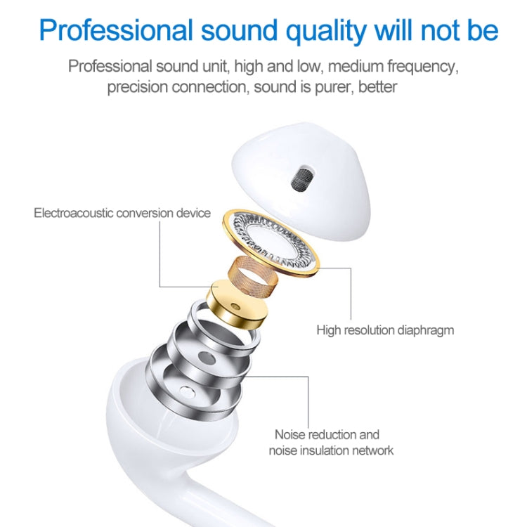 USB-C / Type-C Interface In Ear Wired HiFi Mega Bass Earphone with Mic by buy2fix