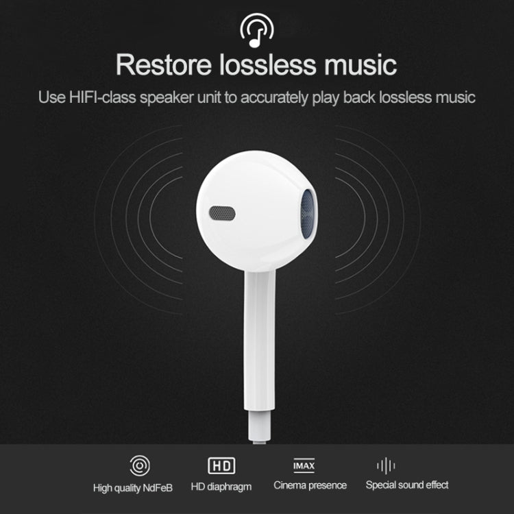 USB-C / Type-C Interface In Ear Wired HiFi Mega Bass Earphone with Mic by buy2fix