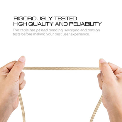 Knit Texture USB to USB-C / Type-C Data Sync Charging Cable, Cable Length: 50cm(Purple) by buy2fix