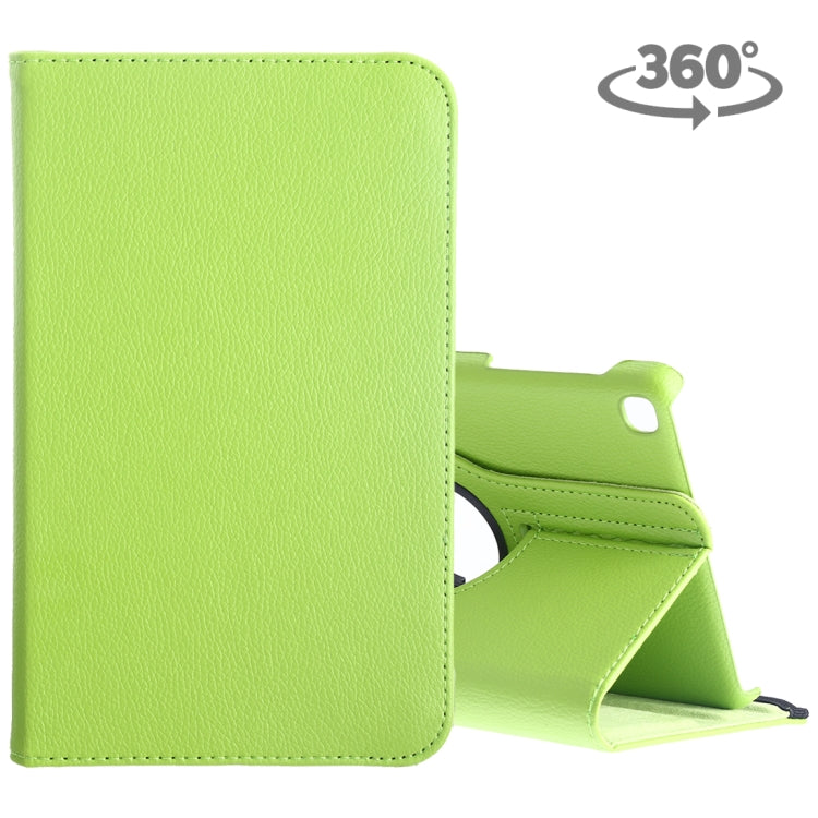 Litchi Texture Horizontal Flip 360 Degrees Rotation Leather Case for Galaxy Tab A 8 (2019) / P200 / P205, with Holder (Green) by buy2fix