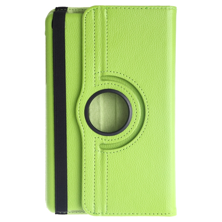 Litchi Texture Horizontal Flip 360 Degrees Rotation Leather Case for Galaxy Tab A 8 (2019) / P200 / P205, with Holder (Green) by buy2fix