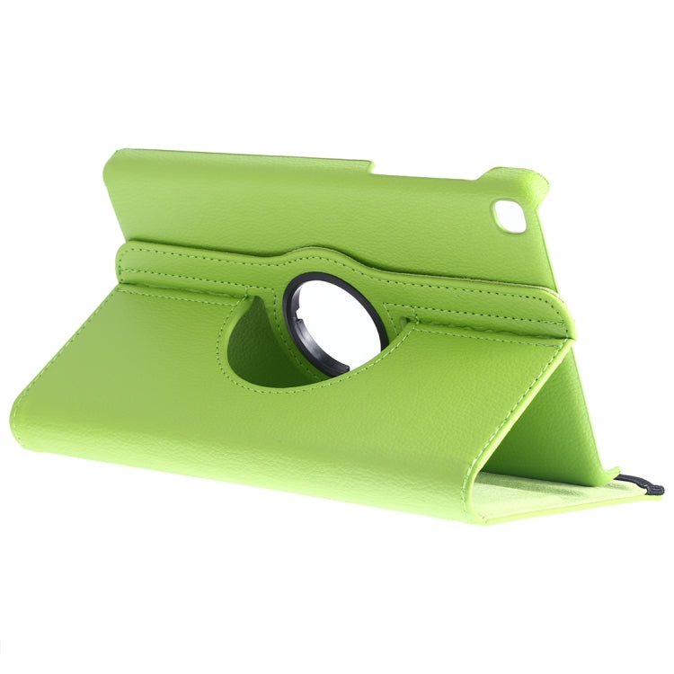 Litchi Texture Horizontal Flip 360 Degrees Rotation Leather Case for Galaxy Tab A 8 (2019) / P200 / P205, with Holder (Green) by buy2fix